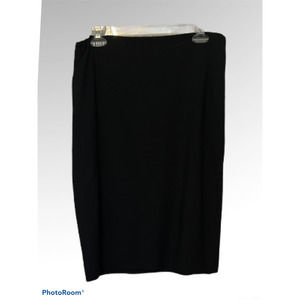 DKNY black wool skirt 6